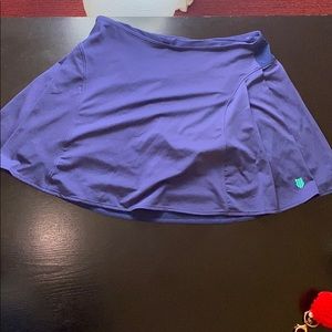 K-Swiss women’s purple/navy skirt